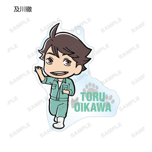 『ハイキュー!! TO THE TOP × 東武動物公園』ちびキャラ 飼育係ver. トレーディングアクリルキーホルダー(単位/BOX)【202501再販】